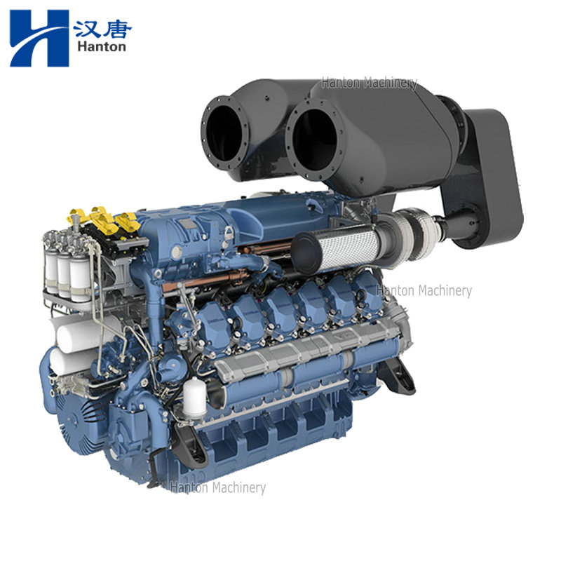Serie Weichai Baudouin motor 12M26.3 para propulsión principal marina